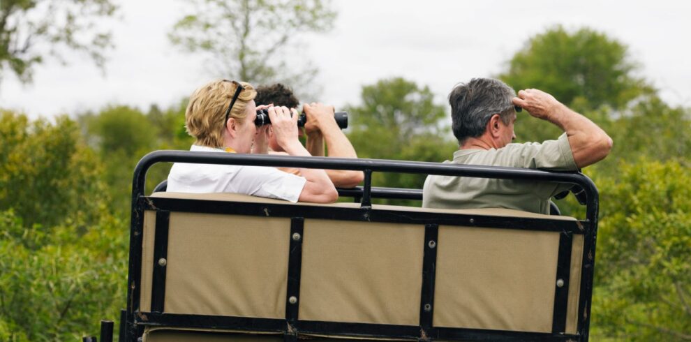 tourists binocular